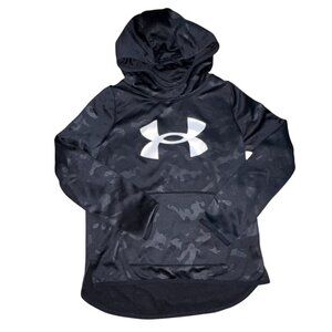 Under ArmourYouth Loose Fit Hoodie/Sweatshirt-Black-YM-GUC